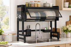 ClearSpan Covered Over-Sink Dish Rack