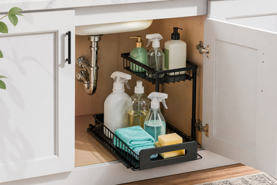 UnderStack 2-Tier Under-Sink Organizer