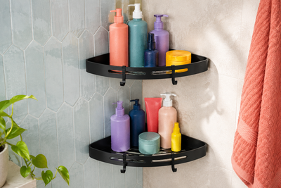 CoveRise 2-Piece Corner Shower Caddy