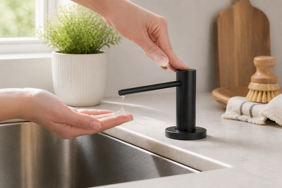 Font Built-In Sink Soap Dispenser