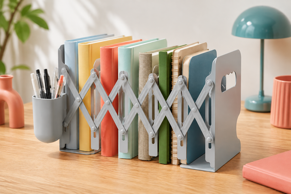 PageSpan Expandable Bookend & Pen Cup