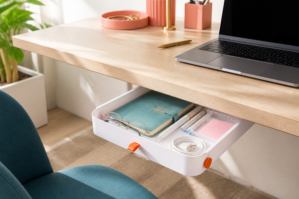 PocketGlide 2-Size Under-Desk Drawer