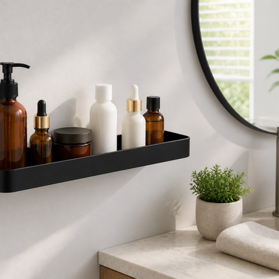 Ledge No-Drill Bathroom Shelf