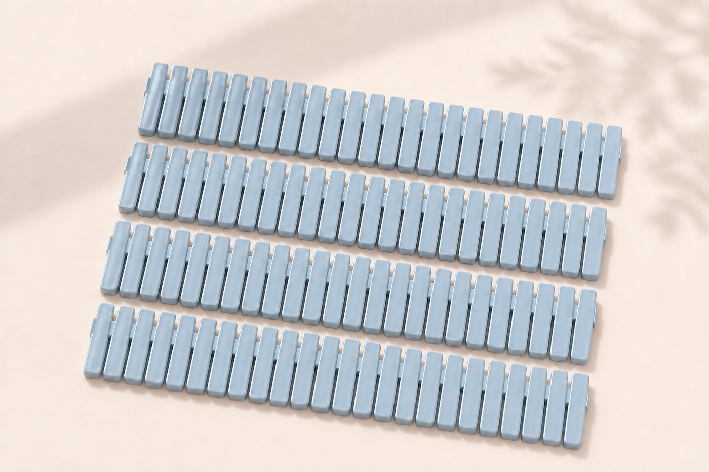 GridFit four-panel drawer divider set in Nordic blue