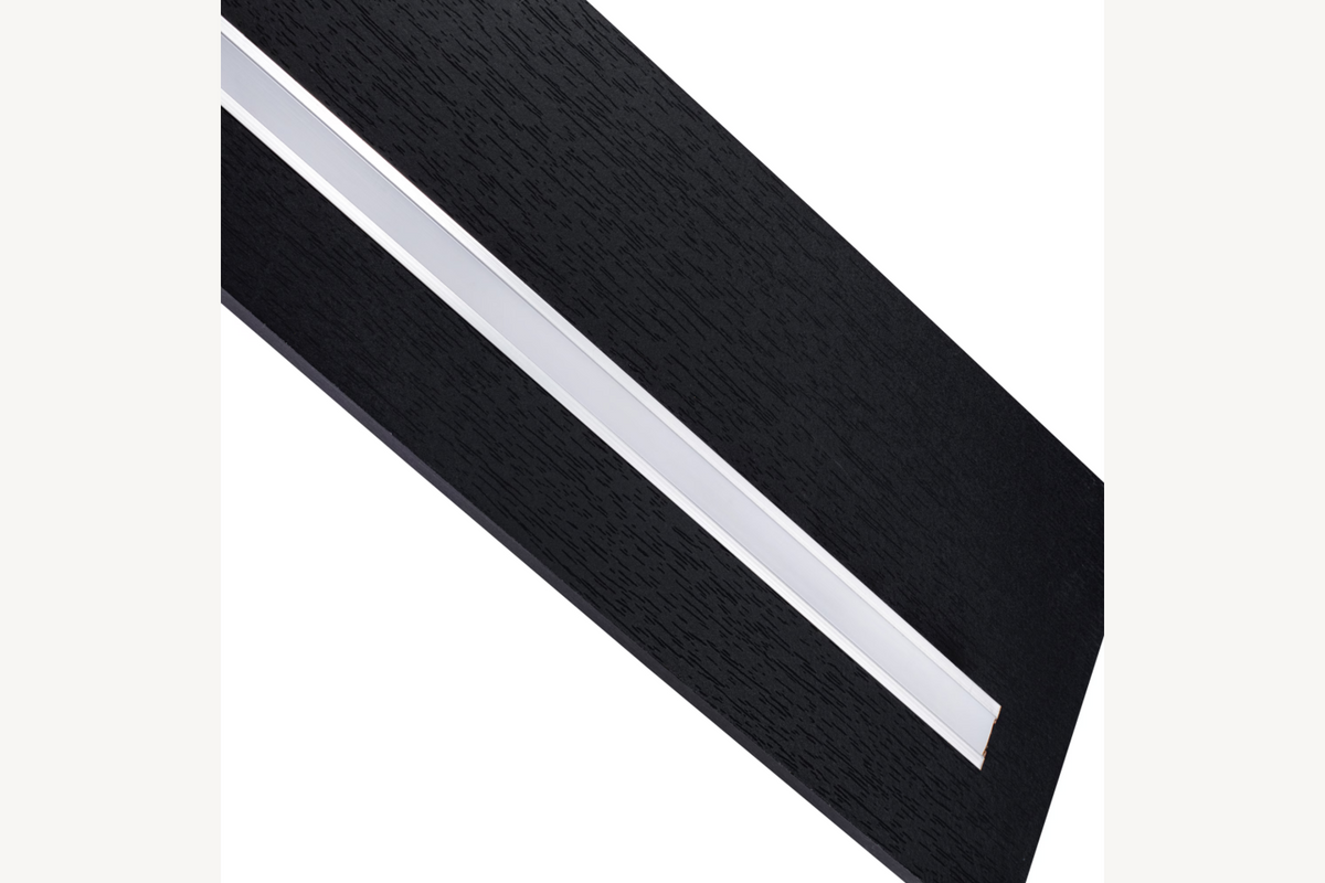 Halo LED Floating Shelf installation guide for marking, anchoring, and hanging the concealed keyhole mount