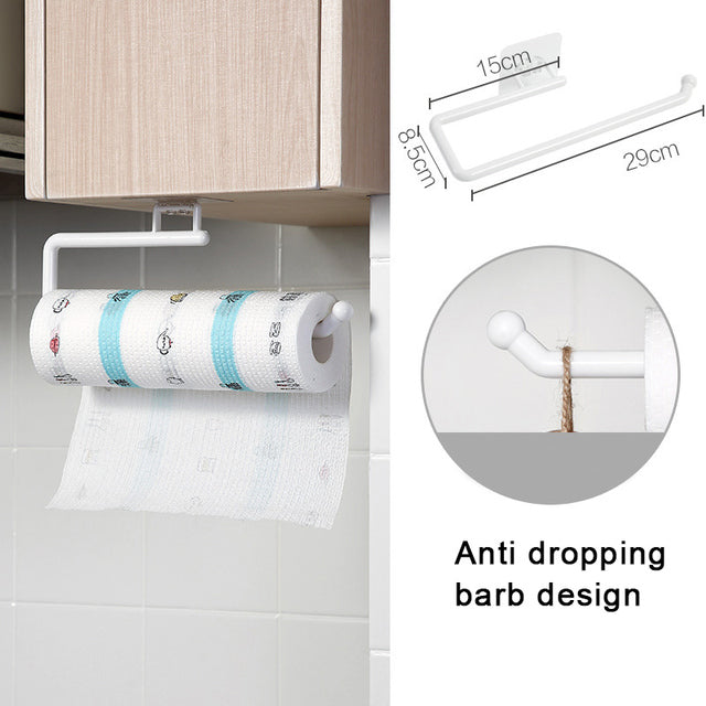 Perch no-drill adhesive paper towel holder — view 6