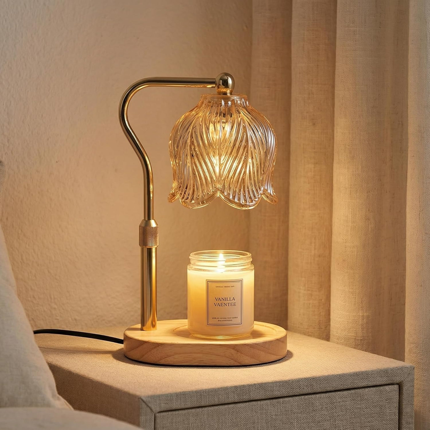EmberGlow candle warmer Gold