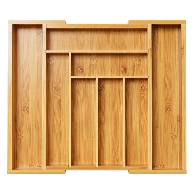 GrainSort bamboo drawer organizer