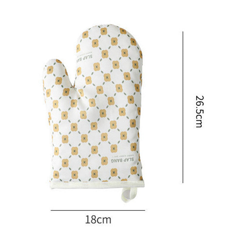 HeatGuard quilted cotton oven mitts — view 7