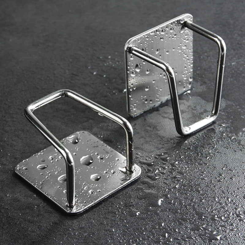Cling adhesive stainless-steel sponge holder — view 6
