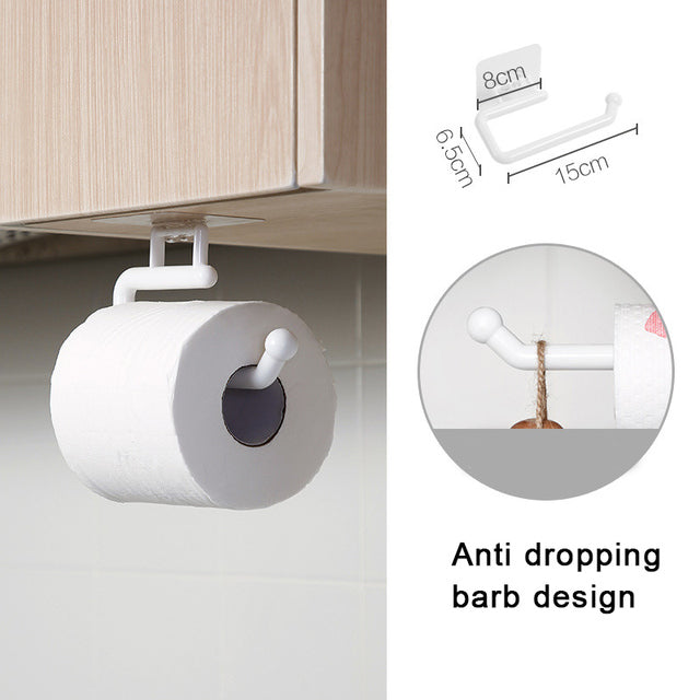 Perch no-drill adhesive paper towel holder — view 2