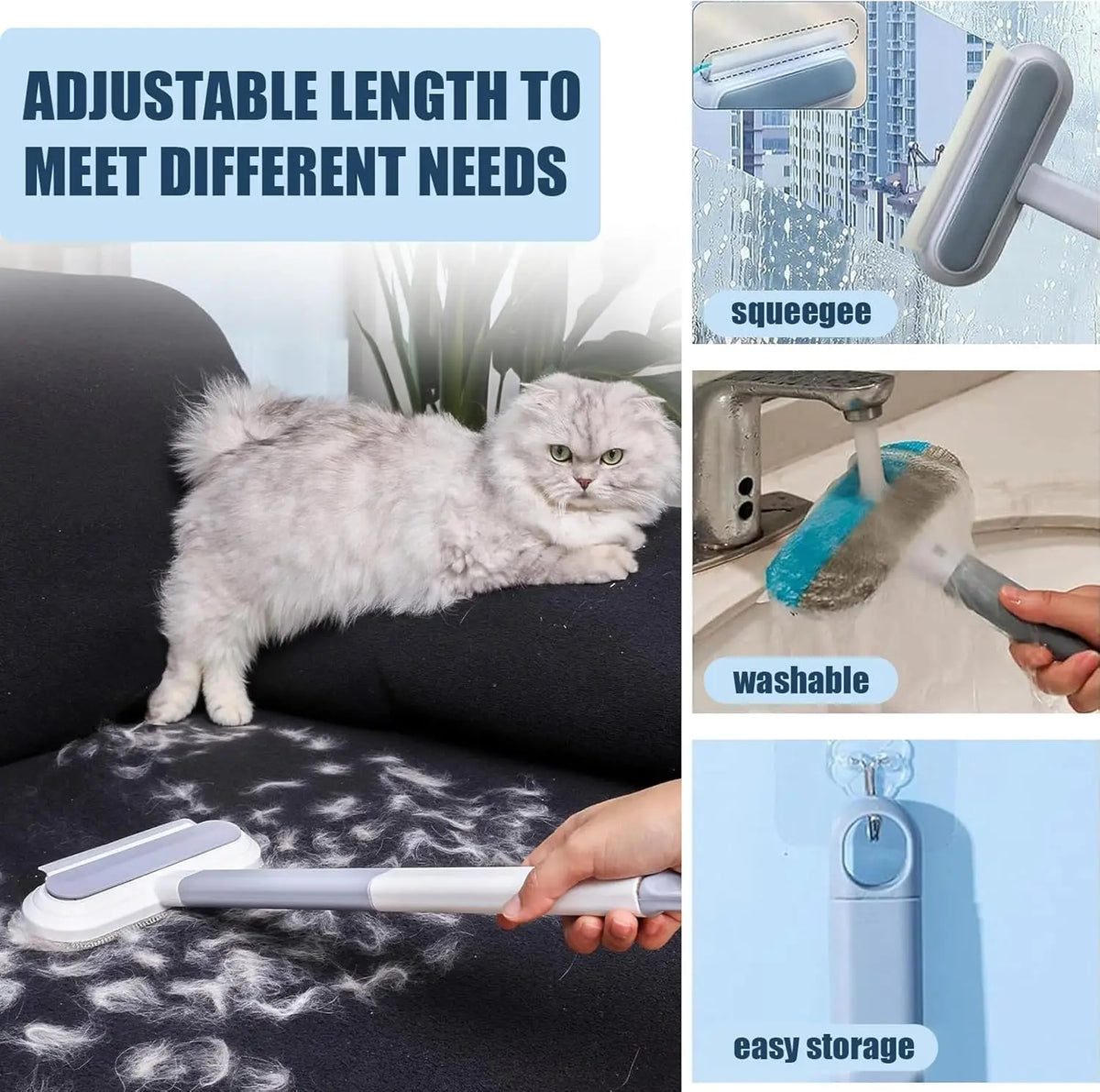 FurReach Extendable Pet Hair Brush