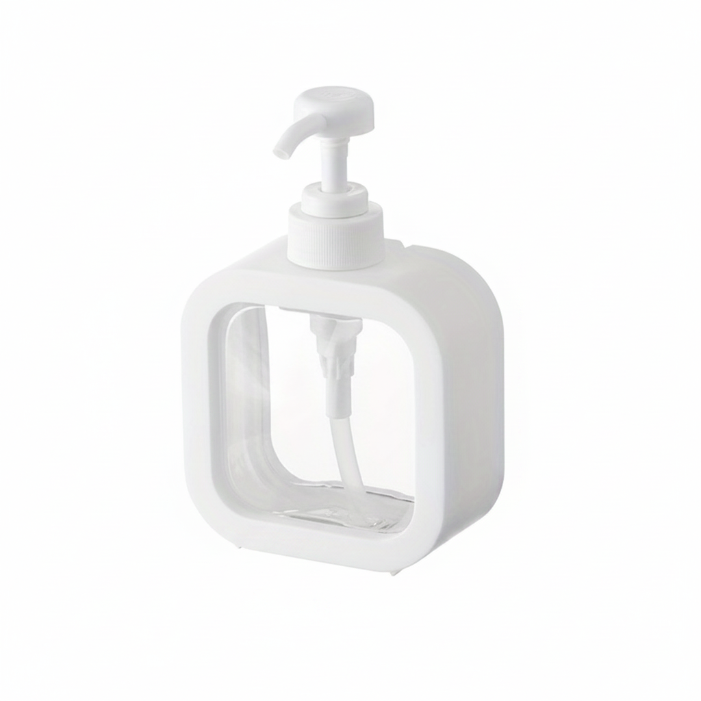Clean assembled soap dispenser