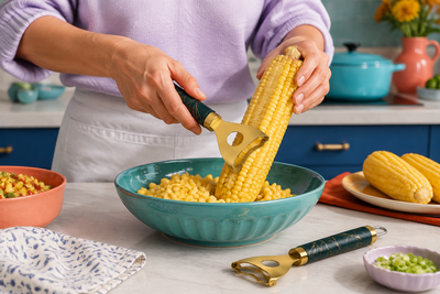 CobGlide Corn Peeler Pair