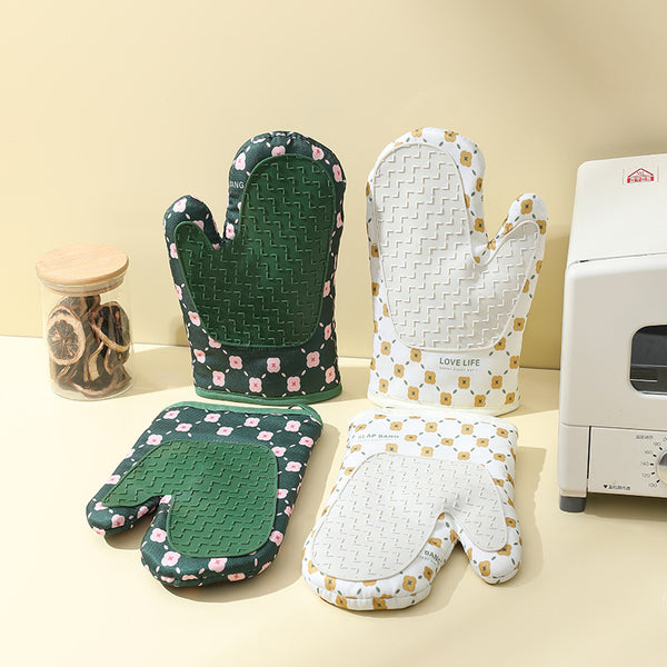 HeatGuard Cotton Oven Mitts