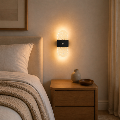 Facet Motion-Sensor Wall Light