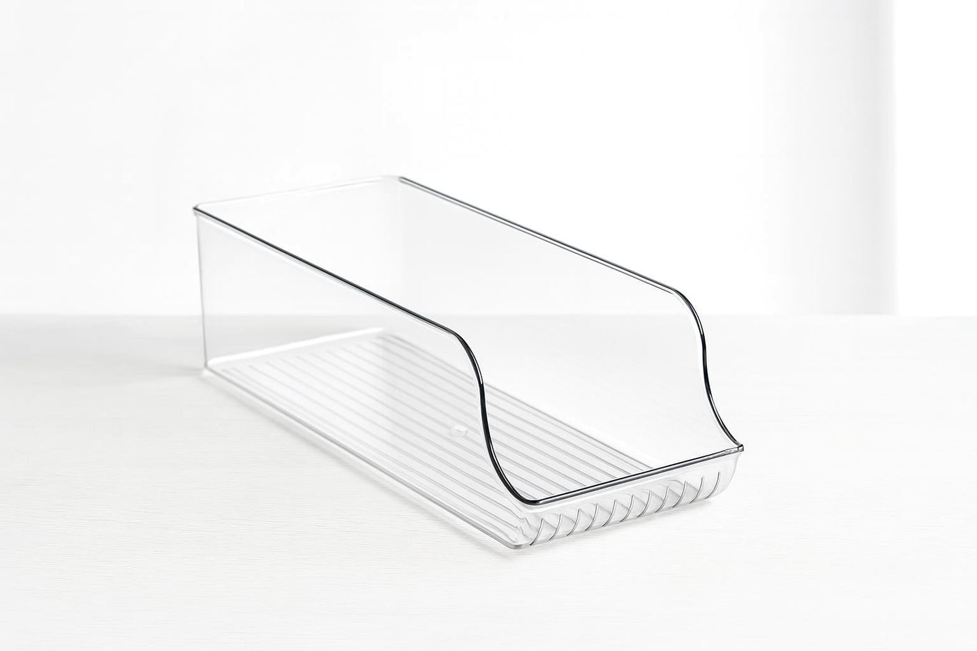 Zunlo enhanced product photograph - FreshStack Fridge Organizer Bin