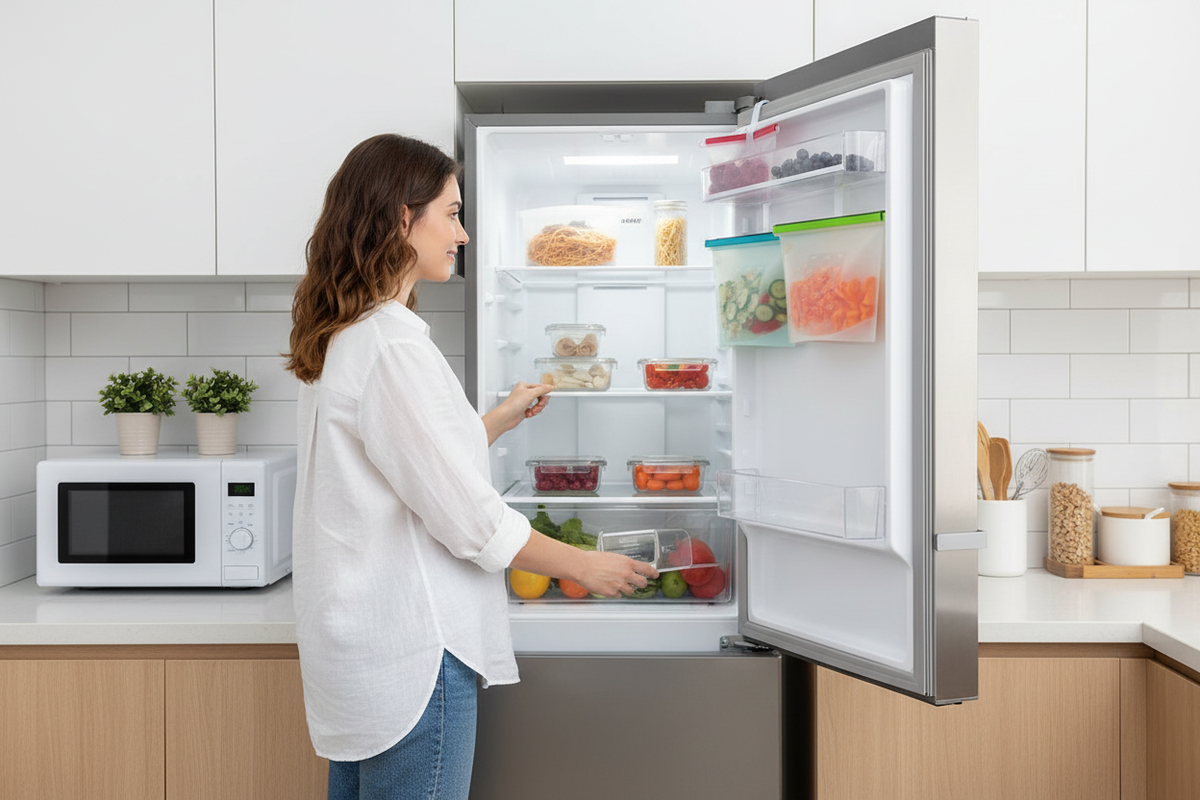 Fridge door organization