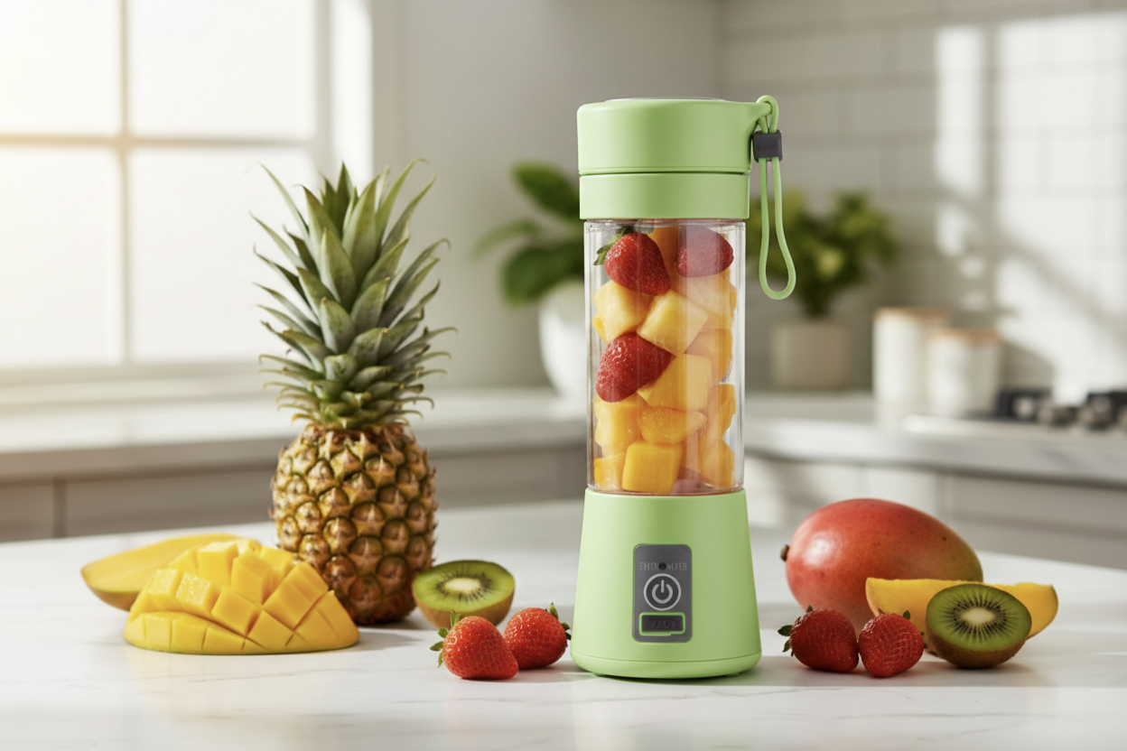 Green Blender Kitchen Lifestyle