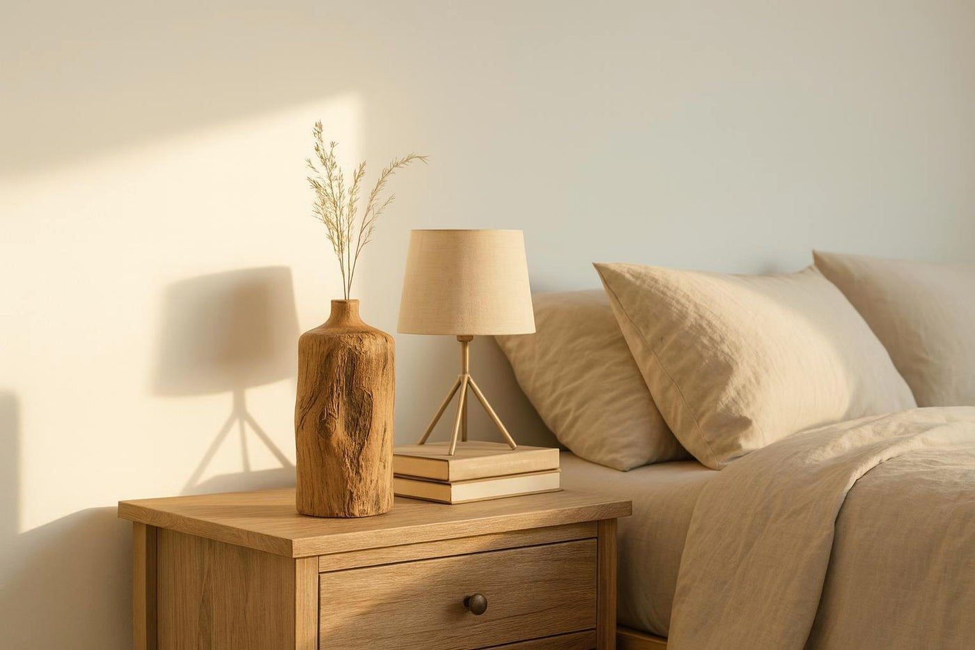 Zunlo enhanced product photograph - Kinari Wood Vase