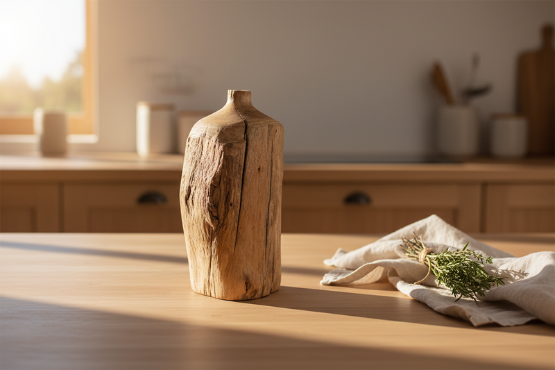 Kinari Wood Vase