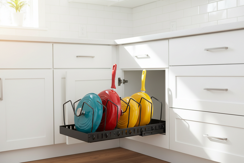 GlideRack Pull-Out Pan Organizer