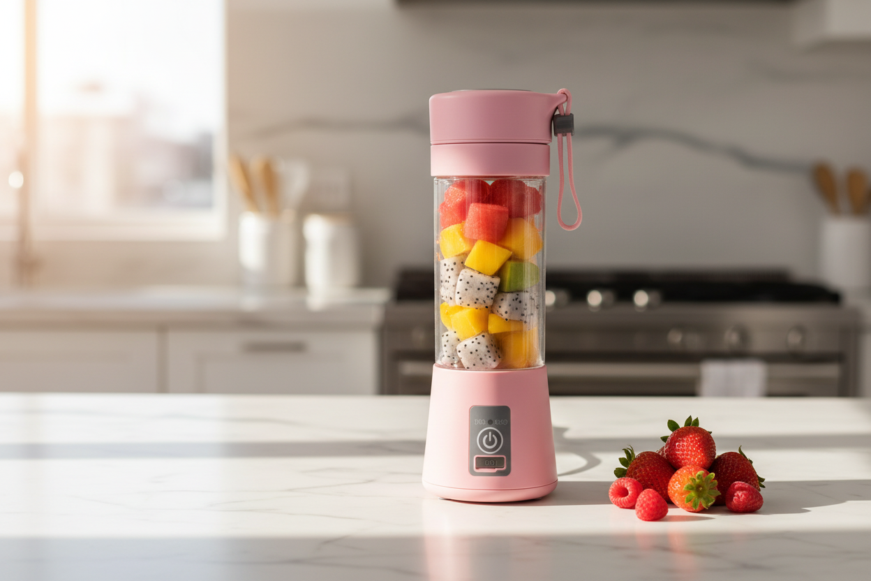 Pink Blender Kitchen
