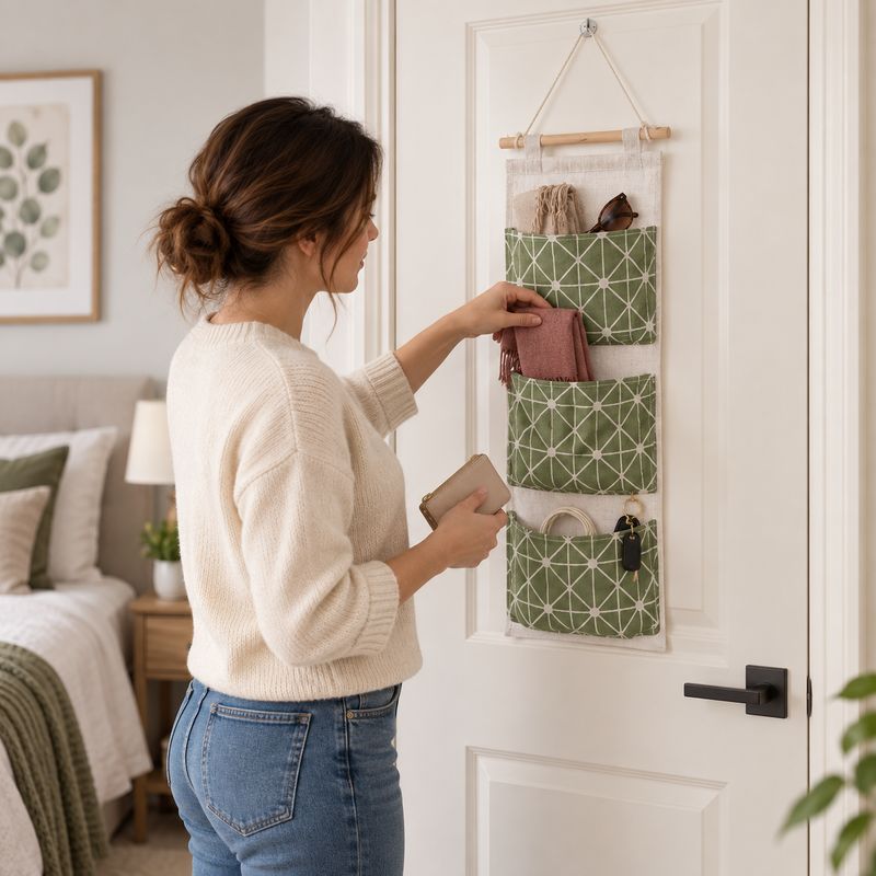 PocketHaven Three-Pocket Hanging Organizer