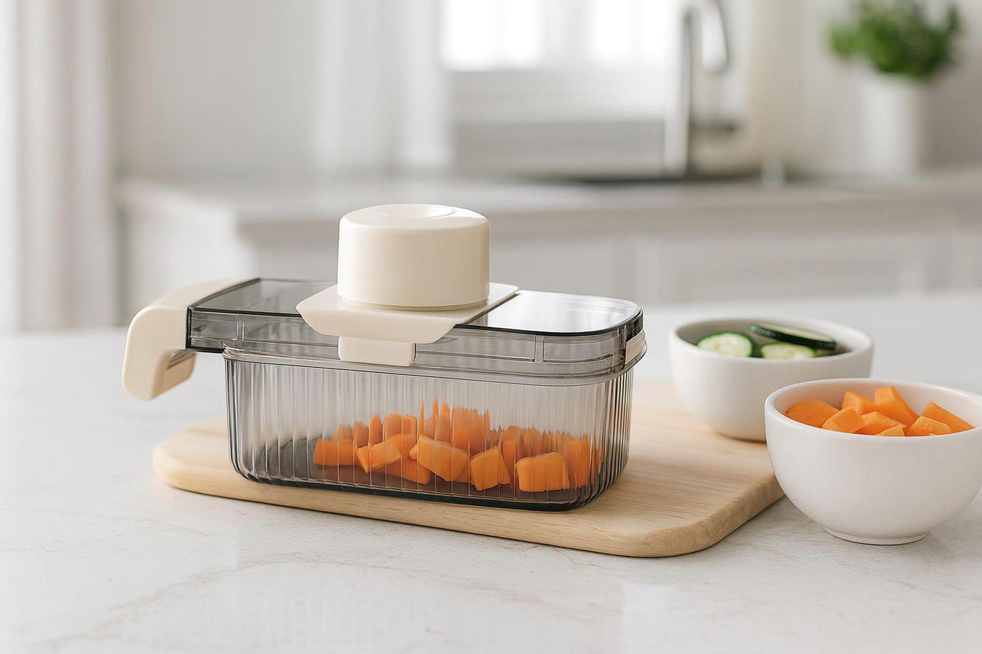 Zunlo enhanced product photograph - PrepPro 5-Blade Vegetable Chopper