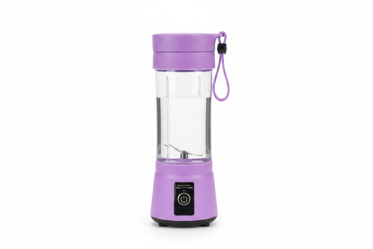 Purple Blender White Background