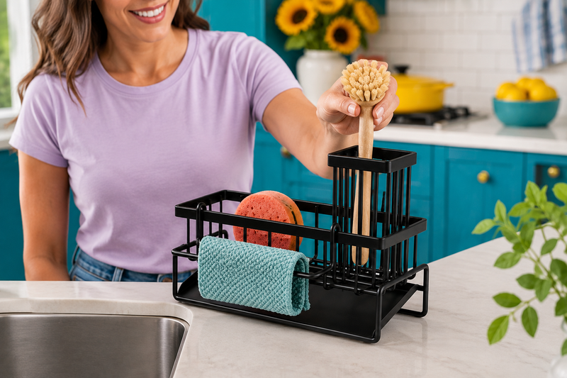 ShoreLine Sink Caddy with Brush Holder