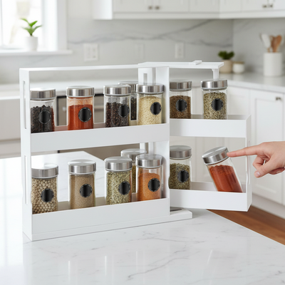 Pivot Swivel Cabinet Organizer