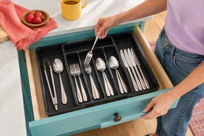 TidySpan Expandable Cutlery Tray